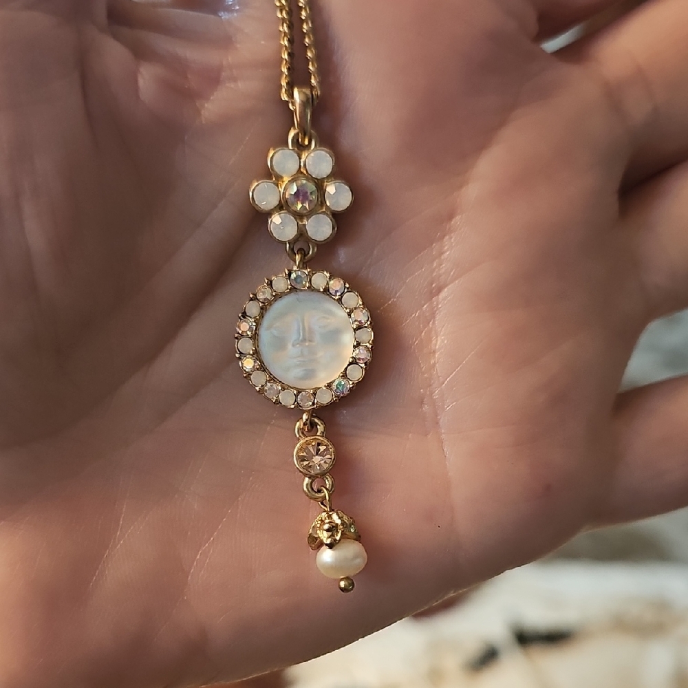 Kirks Folly Gold and Pearl Necklace